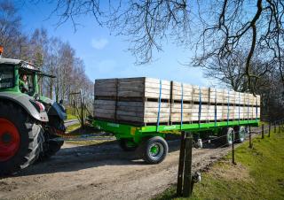 Szállítás technológia Lowbed pótkocsik Joskin TRAILED WAGO TR12000T15