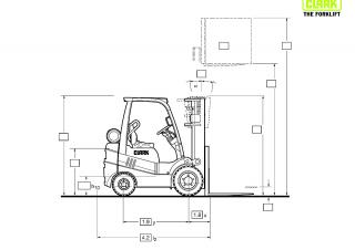 Clark C 15 D méretei