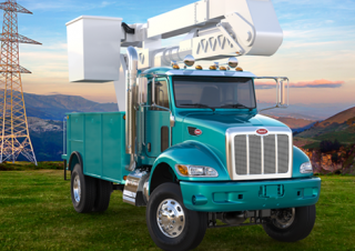 Tehergépkocsik Merevvázak Peterbilt 348 PACCAR PX-7