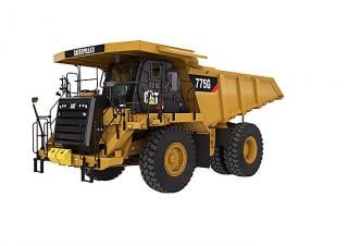 Merevvázas dömperek Caterpillar 775G