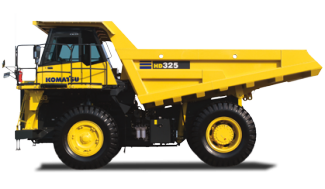 Merevvázas dömperek Komatsu HD325-7