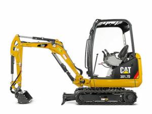 Minikotrók Caterpillar 301.7D