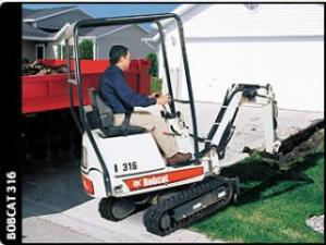 Minikotrók Bobcat 316 D