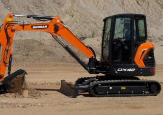 Minikotrók Doosan DX42-5K