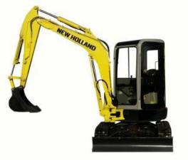 Minikotrók New Holland E 45 SR