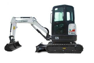 Minikotrók Bobcat E25