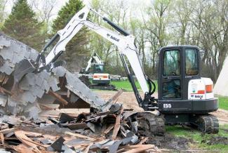 Minikotrók Bobcat E55