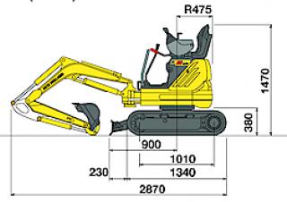 Minikotrók New Holland E9SR