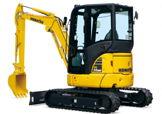 Minikotrók Komatsu PC35MR-5