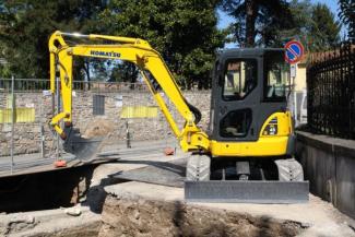 Minikotrók Komatsu PC45MR-3