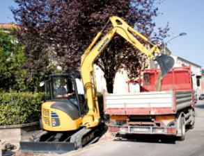 Minikotrók Komatsu PC55MR-3