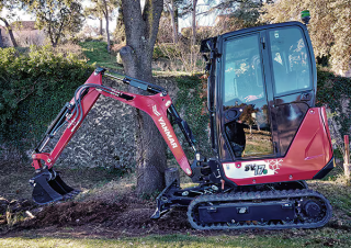 Elektromos lánctalpas kotrók Yanmar SV17e