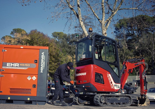 Elektromos lánctalpas kotrók Yanmar SV17e