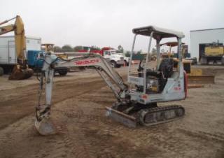 Minikotrók Takeuchi TB 015 S