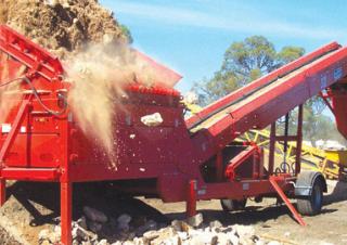 Mobil rosták Terex-Finlay 390