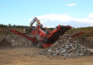 Mobil rosták Terex-Finlay 873+ Spaleck