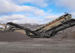 Mobil rosták Metso Lokotrack ST4.10E