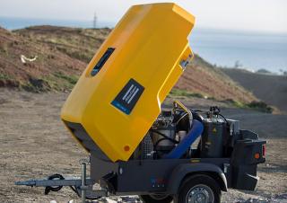 Kompresszorok Mobilkompresszorok - dízel, elektromos, benzines Atlas Copco E-Air H250 VSD