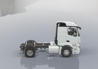 Tehergépkocsik Nyergesvontatók Mercedes-Benz Actros 1852 LS 4x2