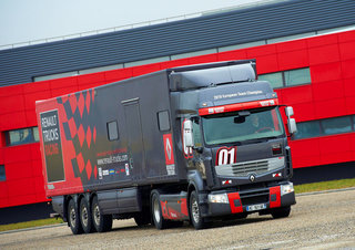 Tehergépkocsik Nyergesvontatók Renault PREMIUM ROUTE 380 2.2M 6x2 Pusher