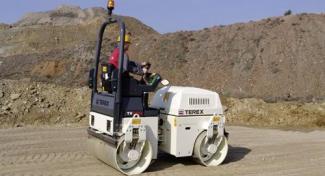 Hengerek Tandem vibrohengerek Terex TV 1400