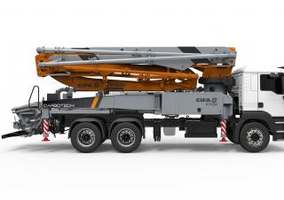 Betonszivattyúk Tehergépkocsira szerelt betonszivattyúk CIFA K40H