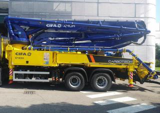 Betonszivattyúk Tehergépkocsira szerelt betonszivattyúk CIFA K40H