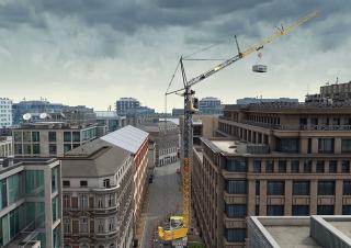 Tehergépkocsira szerelt toronydaruk - merevgém - alulforgó Liebherr MK 73-3.1