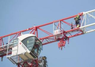 Toronydaruk - merevgém - felülforgó Terex Comedil (Zeppelin) CTT 162-8