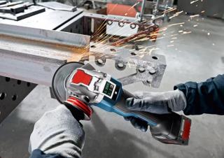 Vezetéknélküli eszközök Vezetéknélküli csiszolók Vezetéknélküli sarokcsiszolók Bosch GWX 18V-10 PSC
