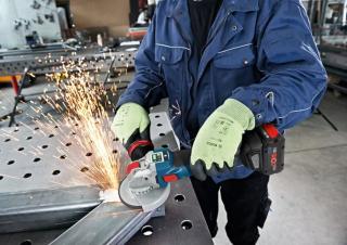Vezetéknélküli eszközök Vezetéknélküli csiszolók Vezetéknélküli sarokcsiszolók Bosch GWX 18V-10 PSC