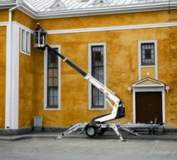 Teleszkópgémes személyemelők Vontatható teleszkópos munkaállványok Dino Lift Dino 120T