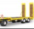 Schwarzmüller 3-axle low loader trailer with offset platform