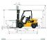 Caterpillar DP20N méretei