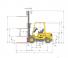 Hyster H 2.50 XM méretei