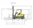 Hyster H2.0FT méretei
