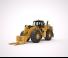 Gumikerekes homlokrakodók Caterpillar 988K