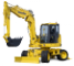 Gumikerekes kotrók Komatsu PW118MR-8