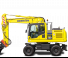 Gumikerekes kotrók Komatsu PW180-10 