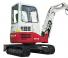Minikotrók Takeuchi TB 138 FR