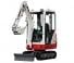 Minikotrók Takeuchi TB 215 R