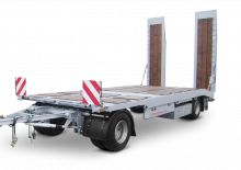 Alacsonypadlós pótkocsik Schwarzmüller 2-axle low loader trailer with straight platform