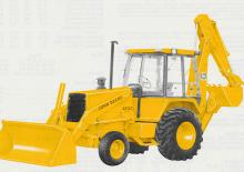 Árokásó-rakodók John Deere Construction 410 C