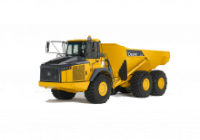 Árokásó-rakodók John Deere Construction 410E