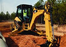 Árokásó-rakodók Caterpillar 420 E