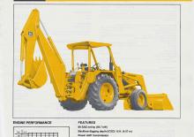 Árokásó-rakodók John Deere Construction 500 C