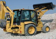 Árokásó-rakodók Komatsu WB97R-5 