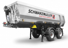 Billenőplatós/billencs félpótkocsikk Schwarzmüller 2-axle aluminium segment tipper semitrailer - wheelbase 1,810 mm