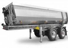 Billenőplatós/billencs félpótkocsikk Schwarzmüller 2-axle full aluminium segment tipper semitrailer - wheelbase 1,810 mm