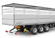 Billenőplatós/billencs félpótkocsikk Schwarzmüller 3-axle 3-way tipper semitrailer - long-haul transport